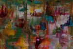 Quadro da exposição de pintura "Cromática" _cartaz (pormenor)